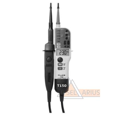 Тестер напряжения и целостности цепи Fluke T150 с ЖК-дисплеем и функцией измерения сопротивления